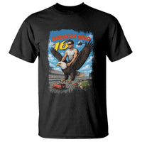 Patriotic Americana Speed Legend 16 Tribute T Shirt American Hero Bald Eagle Speedway Memorial - Wonder Print Shop