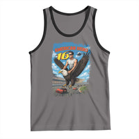 Patriotic Americanana Speed Legend 16 Tribute Tank Top American Hero Bald Eagle Speedway Memorial - Wonder Print Shop