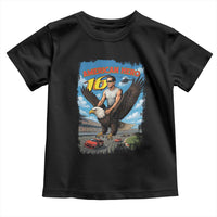 Patriotic Americanana Speed Legend 16 Tribute Toddler T Shirt American Hero Bald Eagle Speedway Memorial - Wonder Print Shop