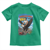 Patriotic Americanana Speed Legend 16 Tribute Toddler T Shirt American Hero Bald Eagle Speedway Memorial - Wonder Print Shop