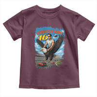 Patriotic Americanana Speed Legend 16 Tribute Toddler T Shirt American Hero Bald Eagle Speedway Memorial - Wonder Print Shop