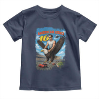Patriotic Americanana Speed Legend 16 Tribute Toddler T Shirt American Hero Bald Eagle Speedway Memorial - Wonder Print Shop
