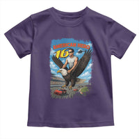 Patriotic Americanana Speed Legend 16 Tribute Toddler T Shirt American Hero Bald Eagle Speedway Memorial - Wonder Print Shop