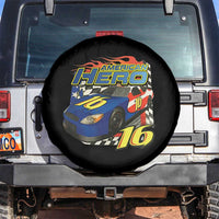 Vintage Americana Speed Legend 16 Tribute Spare Tire Cover American Hero #16 Stock Car Memorial - Wonder Print Shop