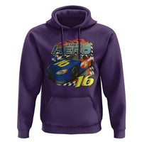 Vintage Americana Speed Legend 16 Tribute Hoodie American Hero #16 Stock Car Memorial - Wonder Print Shop