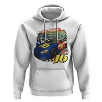 Vintage Americana Speed Legend 16 Tribute Hoodie American Hero #16 Stock Car Memorial - Wonder Print Shop