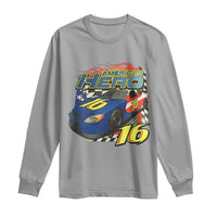 Vintage Americana Speed Legend 16 Tribute Long Sleeve Shirt American Hero #16 Stock Car Memorial - Wonder Print Shop