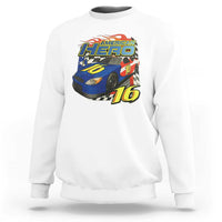 Vintage Americana Speed Legend 16 Tribute Sweatshirt American Hero #16 Stock Car Memorial - Wonder Print Shop