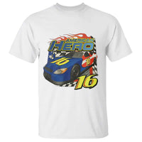 Vintage Americana Speed Legend 16 Tribute T Shirt American Hero #16 Stock Car Memorial - Wonder Print Shop