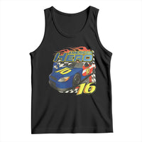 Vintage Americana Speed Legend 16 Tribute Tank Top American Hero #16 Stock Car Memorial - Wonder Print Shop