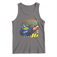 Vintage Americana Speed Legend 16 Tribute Tank Top American Hero #16 Stock Car Memorial - Wonder Print Shop