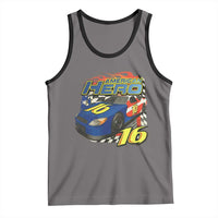 Vintage Americana Speed Legend 16 Tribute Tank Top American Hero #16 Stock Car Memorial - Wonder Print Shop