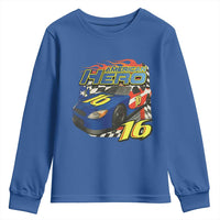 Vintage Americana Speed Legend 16 Tribute Youth Sweatshirt American Hero #16 Stock Car Memorial - Wonder Print Shop