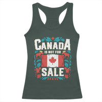 Canada Is Not For Sale Racerback Tank Top
