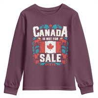 Canada Is Not For Sale Youth Sweatshirt