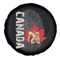 Canada Pride Spare Tire Cover Maple Leaf Squirrel Canadian Roots