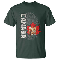 Canada Pride T Shirt Maple Leaf Squirrel Canadian Roots