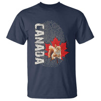 Canada Pride T Shirt Maple Leaf Squirrel Canadian Roots