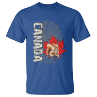 Canada Pride T Shirt Maple Leaf Squirrel Canadian Roots