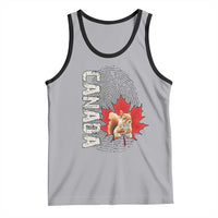 Canada Pride Tank Top Maple Leaf Squirrel Canadian Roots