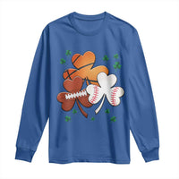 Football Basketball Baseball Shamrock Long Sleeve Shirt Happy St Patricks Day Sport Lover