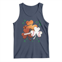 Football Basketball Baseball Shamrock Tank Top Happy St Patricks Day Sport Lover