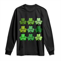 Funny St Patricks Day Skibi Rizz Long Sleeve Shirt No Cap