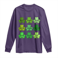 Funny St Patricks Day Skibi Rizz Long Sleeve Shirt No Cap