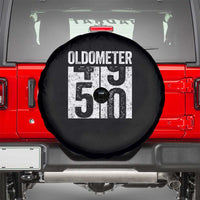 Oldometer 50 Birthday Spare Tire Cover Funny Vintage Aged to Perfection