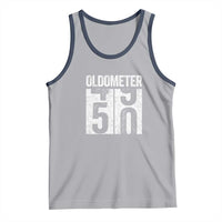 Oldometer 50 Birthday Tank Top Funny Vintage Aged to Perfection