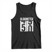 Oldometer 50 Birthday Tank Top Funny Vintage Aged to Perfection