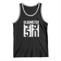 Oldometer 50 Birthday Tank Top Funny Vintage Aged to Perfection