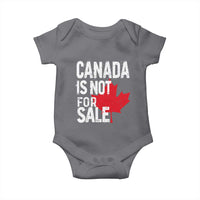 Canada Is Not For Sale Baby Onesie Distressed Vintage Canadian Maple Leaf