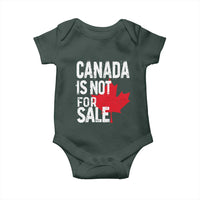 Canada Is Not For Sale Baby Onesie Distressed Vintage Canadian Maple Leaf
