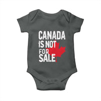 Canada Is Not For Sale Baby Onesie Distressed Vintage Canadian Maple Leaf