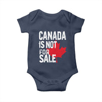 Canada Is Not For Sale Baby Onesie Distressed Vintage Canadian Maple Leaf