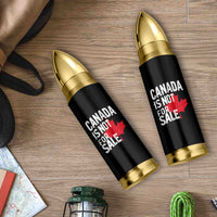 Canada Is Not For Sale Bullet Tumbler Distressed Vintage Canadian Maple Leaf