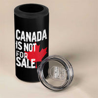 Canada Is Not For Sale 4 in 1 Can Cooler Tumbler Distressed Vintage Canadian Maple Leaf