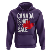 Canada Is Not For Sale Hoodie Distressed Vintage Canadian Maple Leaf
