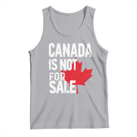 Canada Is Not For Sale Tank Top Distressed Vintage Canadian Maple Leaf