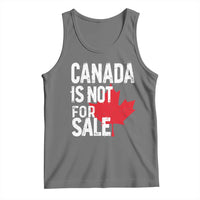 Canada Is Not For Sale Tank Top Distressed Vintage Canadian Maple Leaf