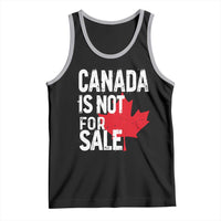 Canada Is Not For Sale Tank Top Distressed Vintage Canadian Maple Leaf