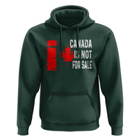 Canada Is Not For Sale Hoodie Maple Leaf Candadian Flag Distressed