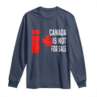 Canada Is Not For Sale Long Sleeve Shirt Maple Leaf Candadian Flag Distressed