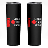 Canada Is Not For Sale Skinny Tumbler Maple Leaf Candadian Flag Distressed