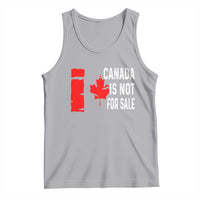 Canada Is Not For Sale Tank Top Maple Leaf Candadian Flag Distressed