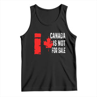 Canada Is Not For Sale Tank Top Maple Leaf Candadian Flag Distressed