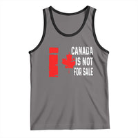 Canada Is Not For Sale Tank Top Maple Leaf Candadian Flag Distressed