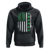 American Shamrock Flag Hoodie Lucky St Patricks Day