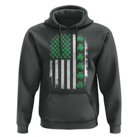 American Shamrock Flag Hoodie Lucky St Patricks Day